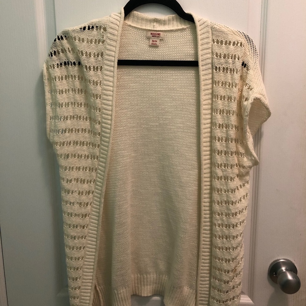 MOSSIMO Knit Cream Cardigan